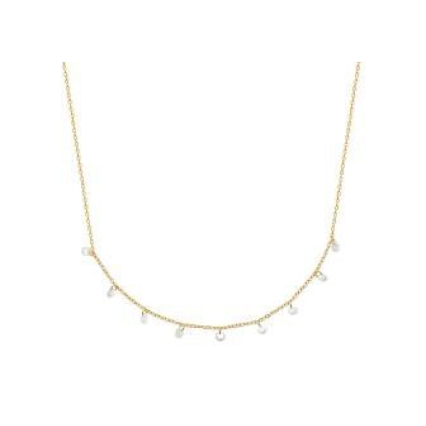 Collier  Plaqué Or Oxyde de Zirconium