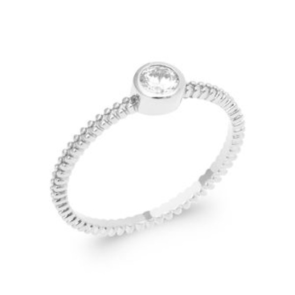Bague  Argent 925/1000 Oxyde de Zirconium