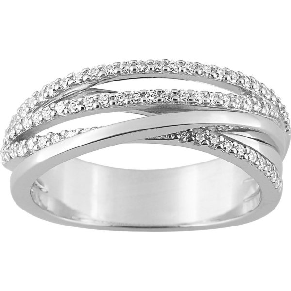 Bague  Argent 925/1000 Oxyde de Zirconium