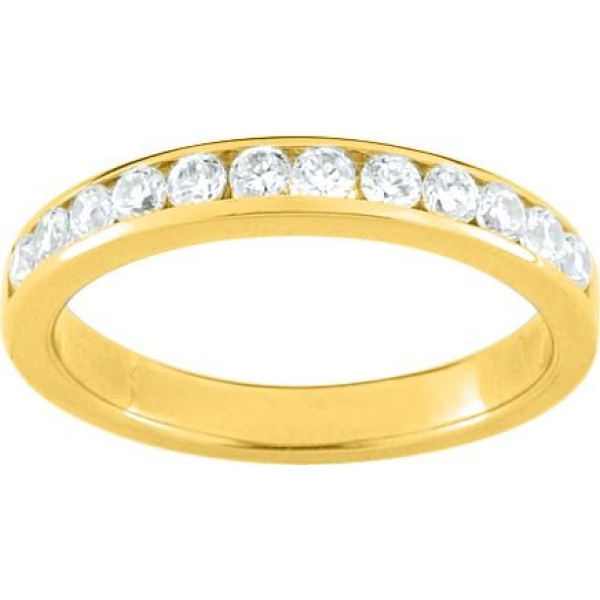 Bague  Plaqué Or Oxyde de Zirconium