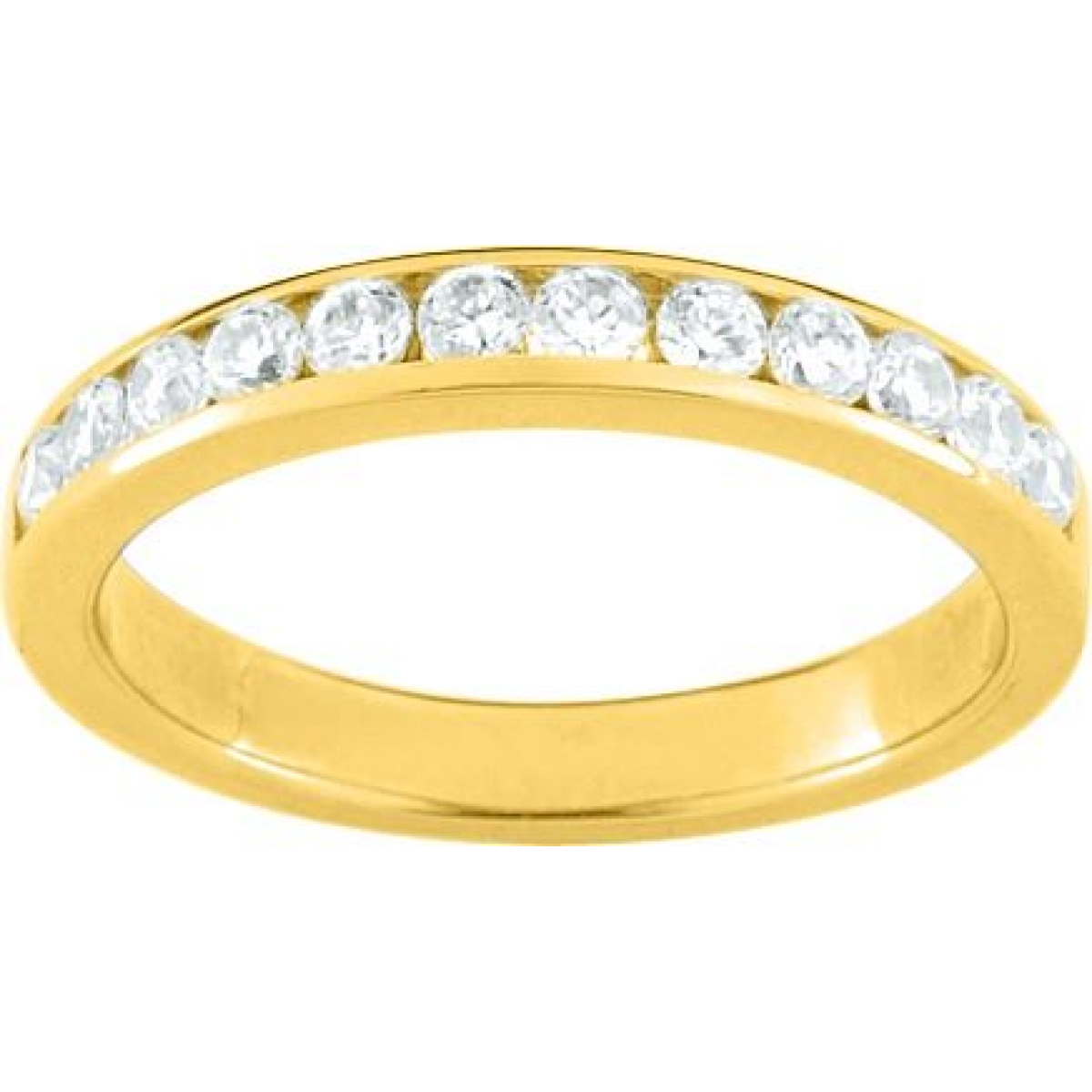 Bague  Plaqué Or Oxyde de Zirconium