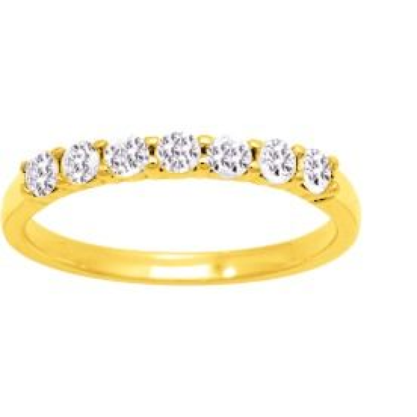 Bague  Plaqué Or Oxyde de Zirconium