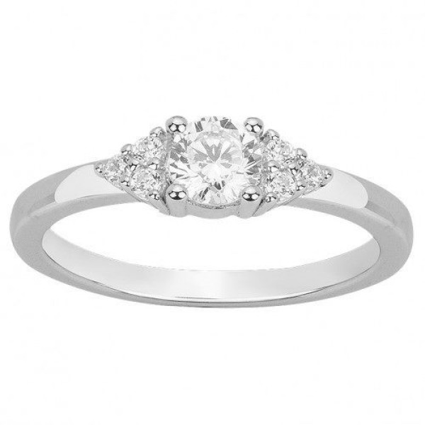 Bague  Argent 925/1000 Oxyde de Zirconium