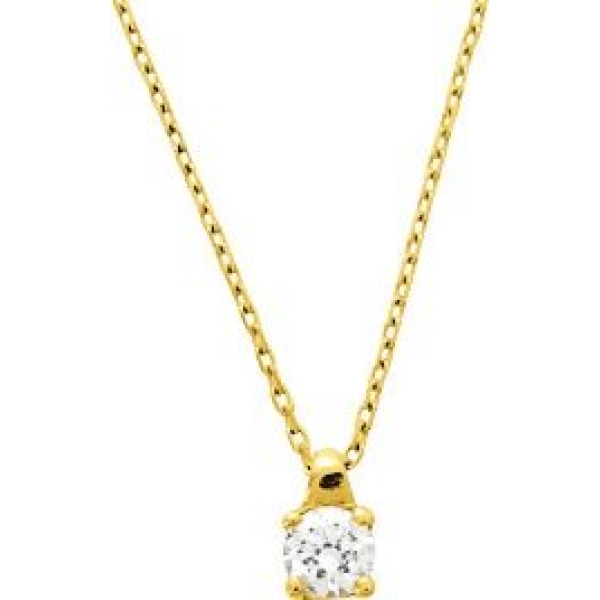 Collier  Or 750/1000 Oxyde de Zirconium