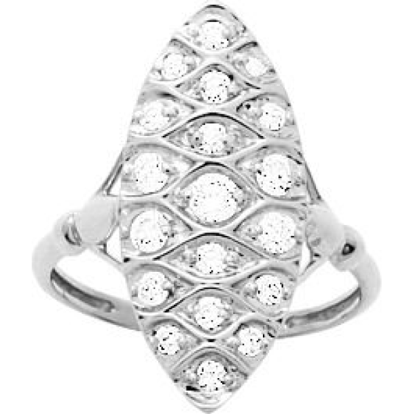 Bague  Argent 925/1000 Oxyde de Zirconium