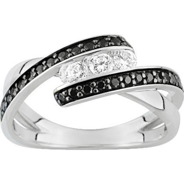 Bague  Argent 925/1000 Oxyde de Zirconium