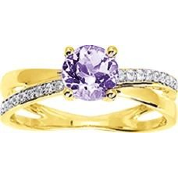 Bague  Or 375/1000 Améthyste