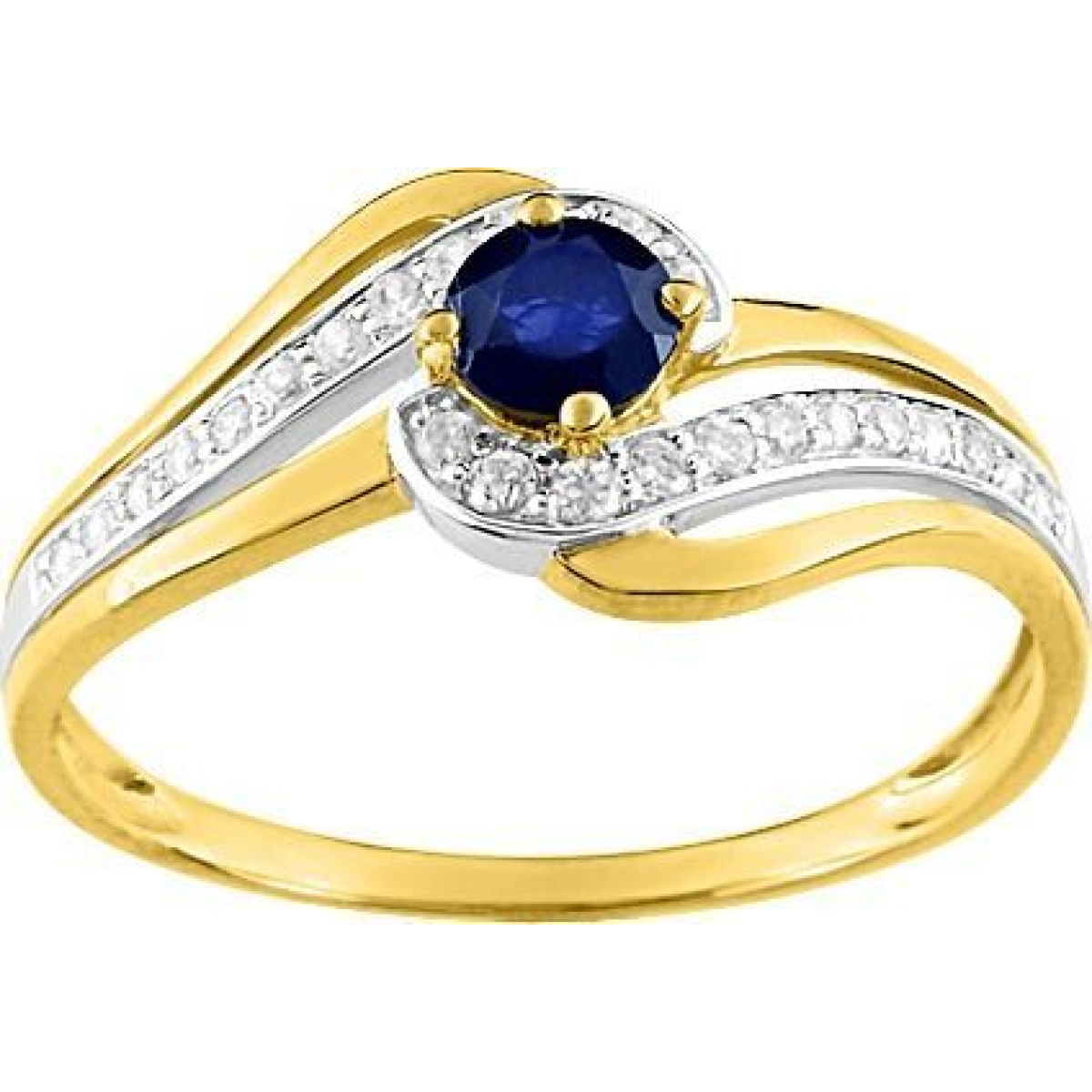 Bague  Or 375/1000 Saphir
