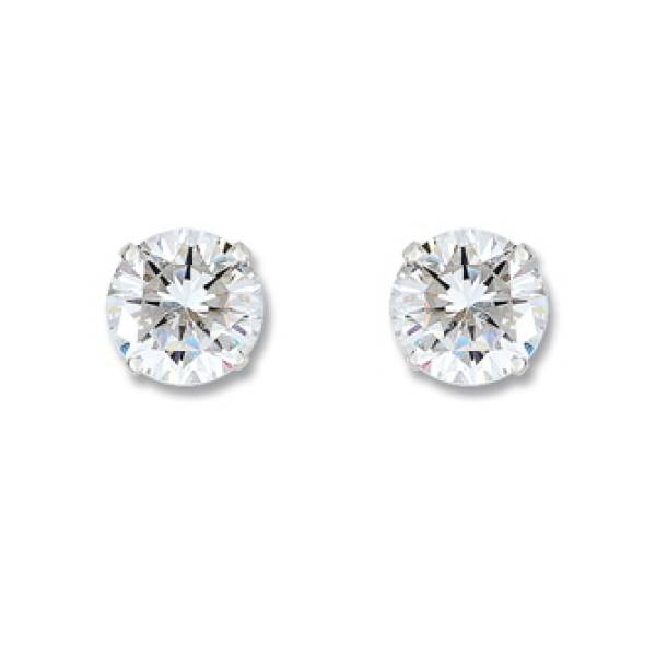 Boucles d'Oreilles  Or 375/1000 Oxyde de Zirconium