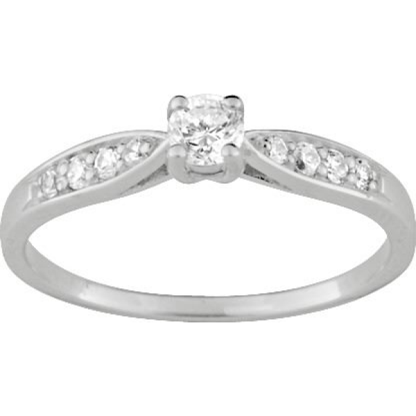Bague  Argent 925/1000 Oxyde de Zirconium