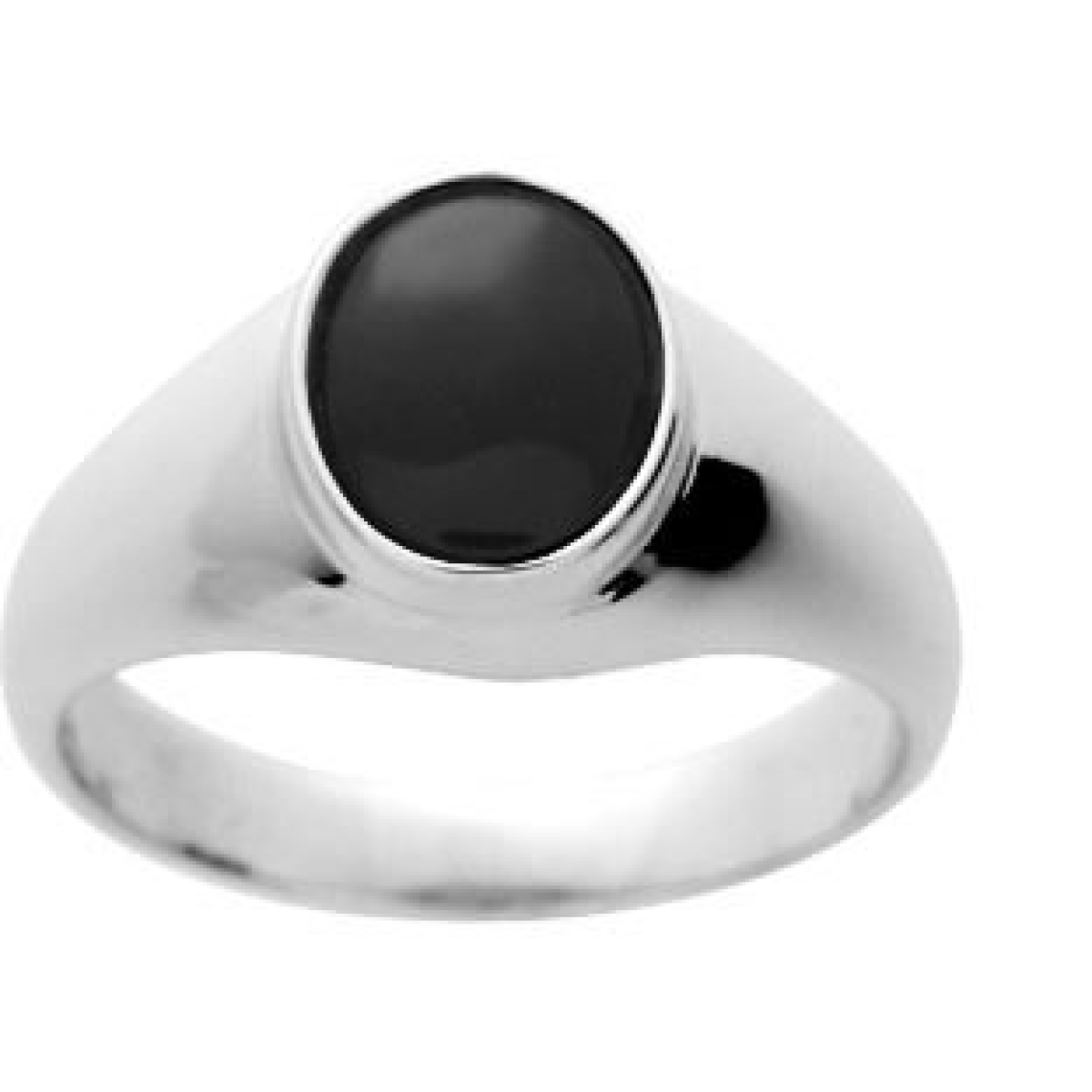 Chevalière  Argent 925/1000 Onyx