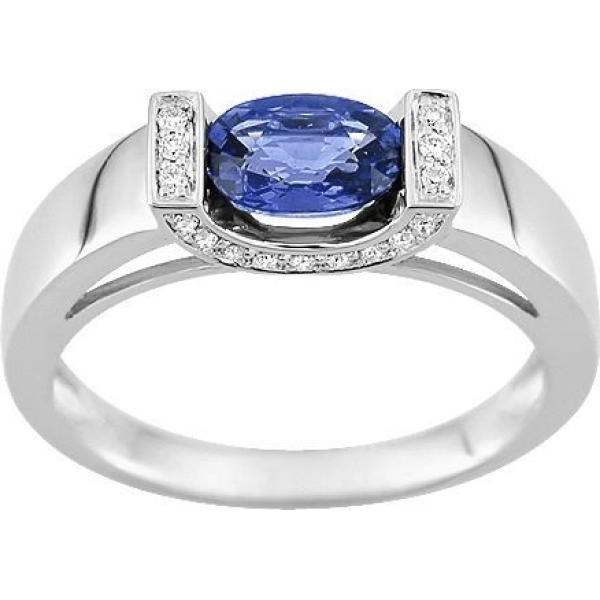 Bague  Or 750/1000 Saphir