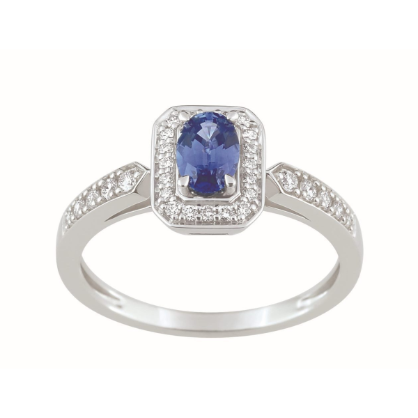 Bague  Or 750/1000 Saphir