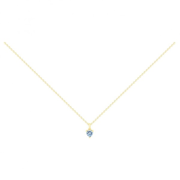 Collier  Plaqué Or Oxyde de Zirconium