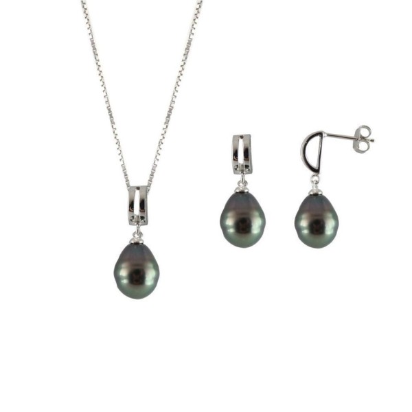 Collier  Argent 925/1000 Perle de Tahiti