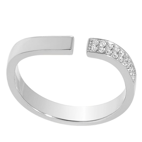 Bague  Argent 925/1000 Oxyde de Zirconium