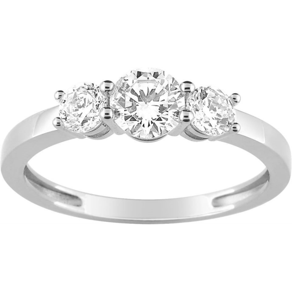 Bague  Or 375/1000 Oxyde de Zirconium
