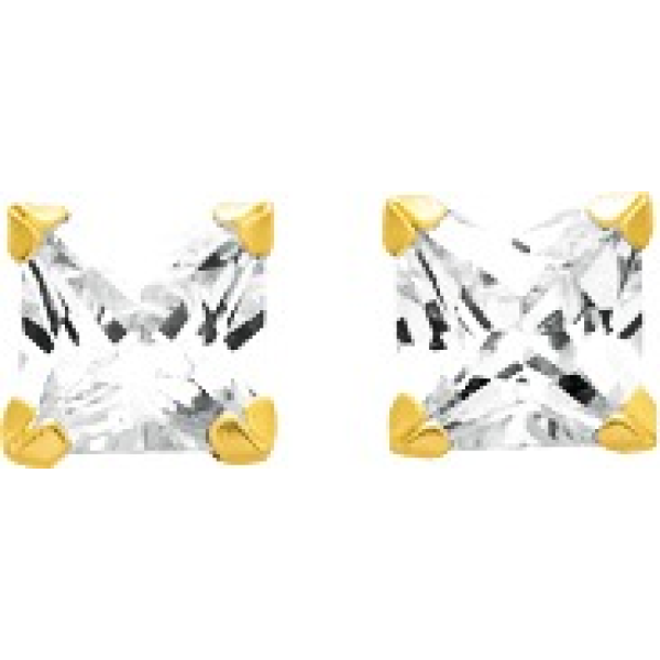Boucles d'Oreilles  Or 375/1000 Oxyde de Zirconium