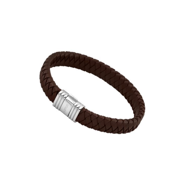 Bracelet LOTUS STYLE Acier Cuir