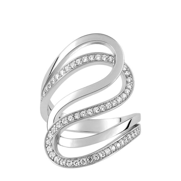 Bague  Argent 925/1000 Oxyde de Zirconium