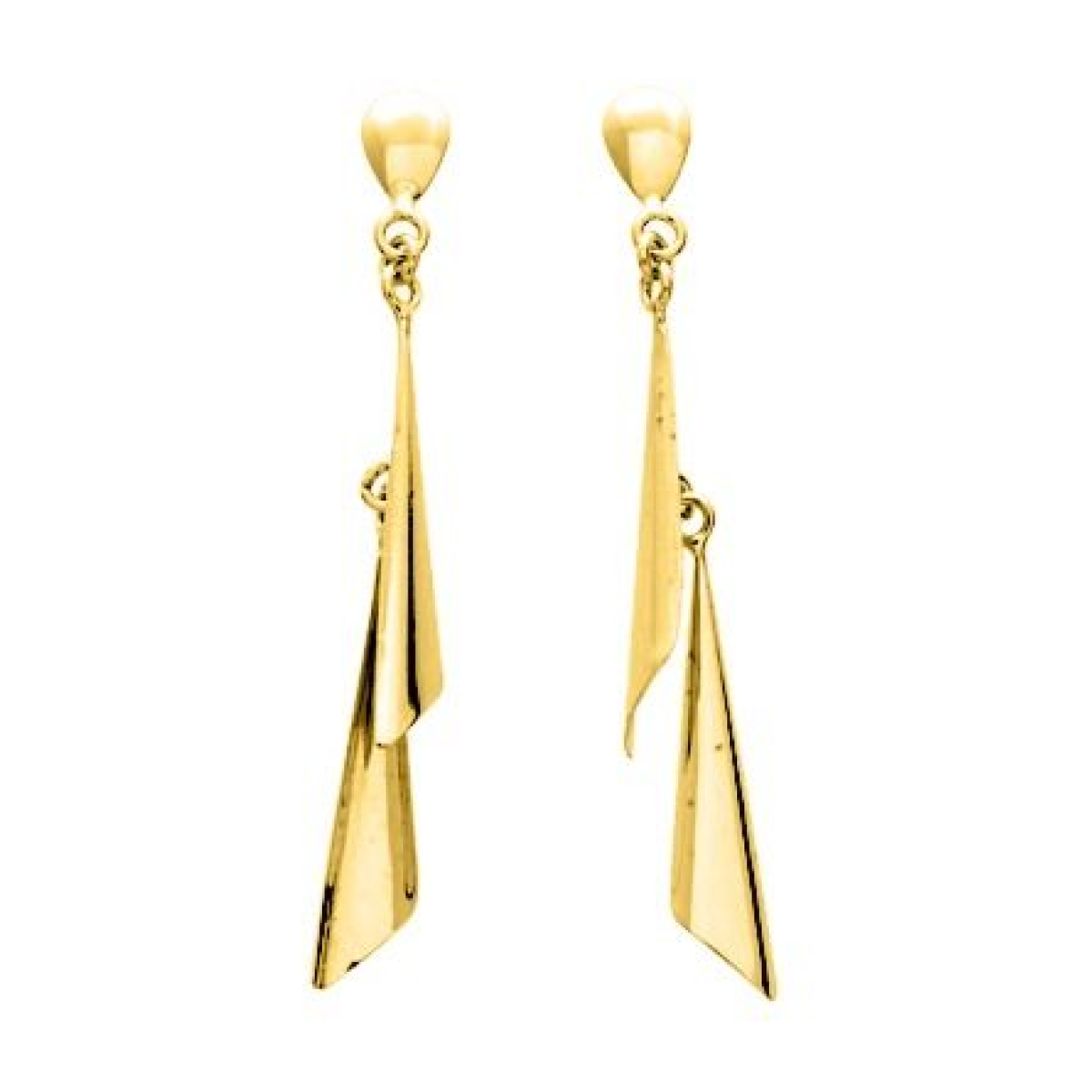 Boucles d'Oreilles  Plaqué Or