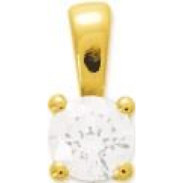 Pendentif  Or 375/1000 Oxyde de Zirconium