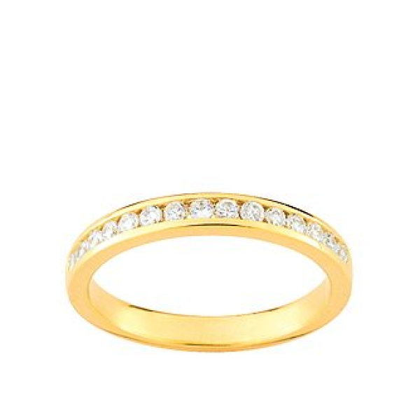 Bague  Plaqué Or Oxyde de Zirconium