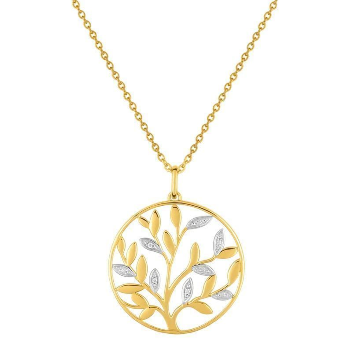 Collier  Plaqué Or Oxyde de Zirconium