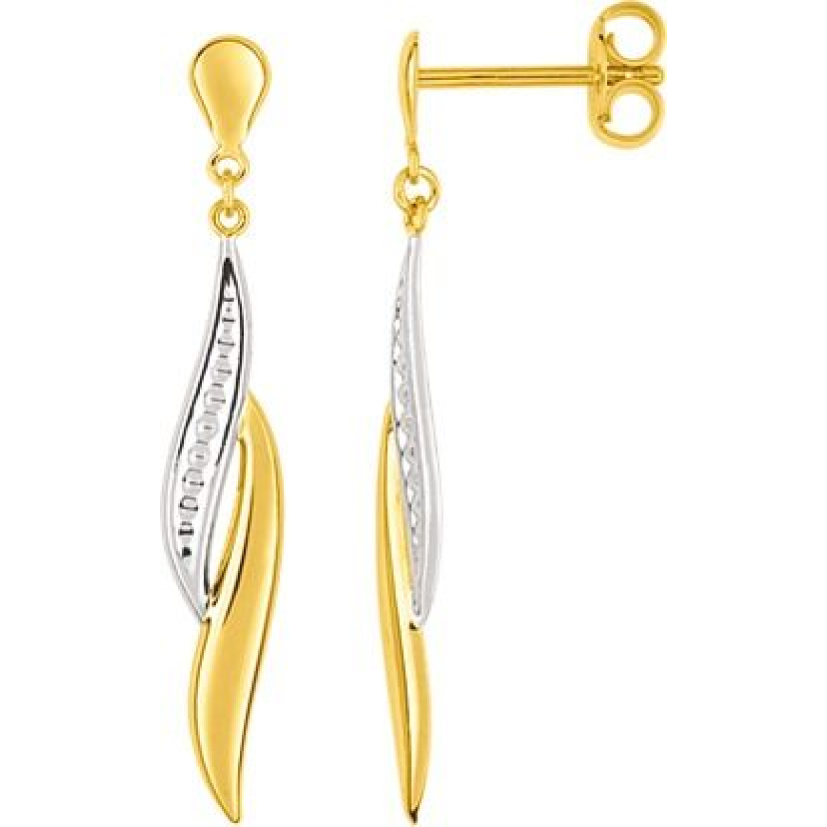 Boucles d'Oreilles  Plaqué Or