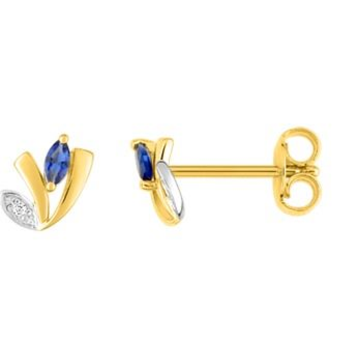 Boucles d'Oreilles  Plaqué Or