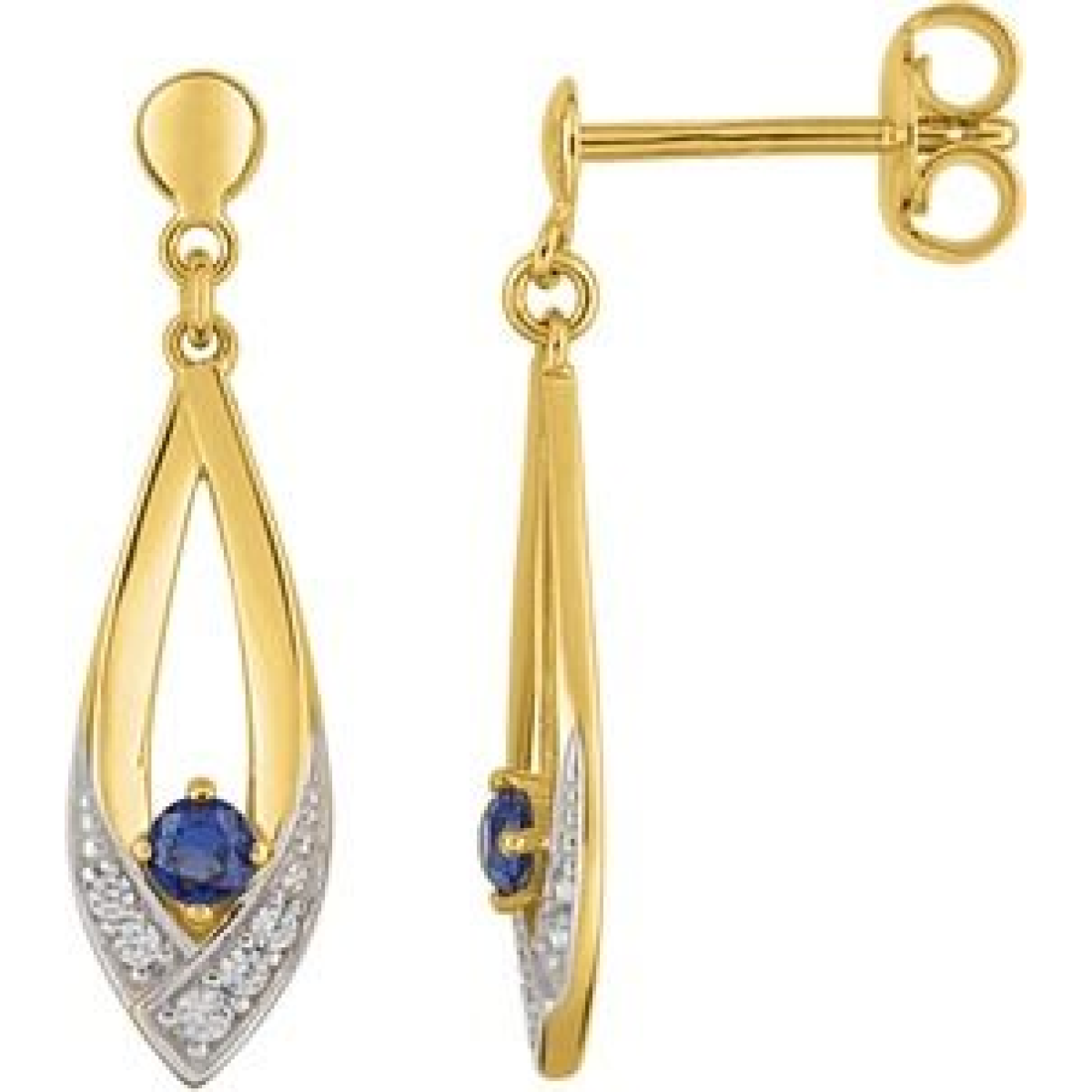 Boucles d'Oreilles  Plaqué Or