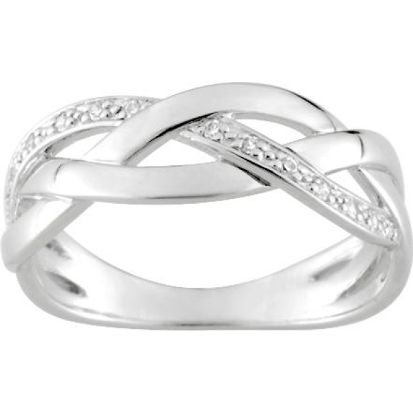 Bague  Argent 925/1000 Oxyde de Zirconium