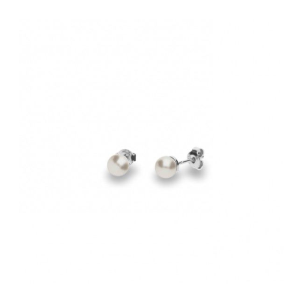 Boucles d'Oreilles  Argent 925/1000 Perles d'Imitations