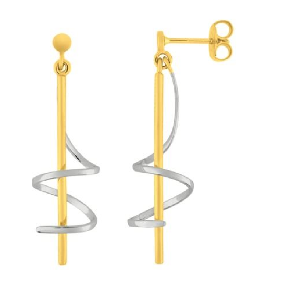 Boucles d'Oreilles  Plaqué Or