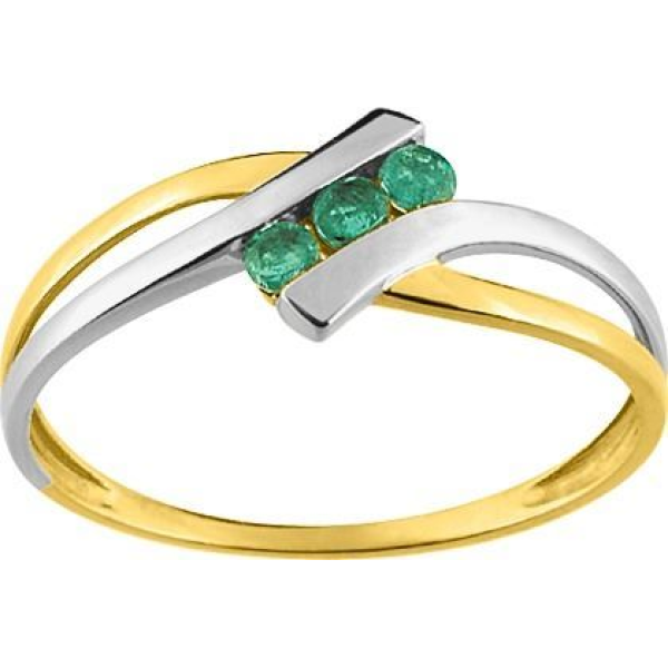 Bague  Or 750/1000 Emeraude