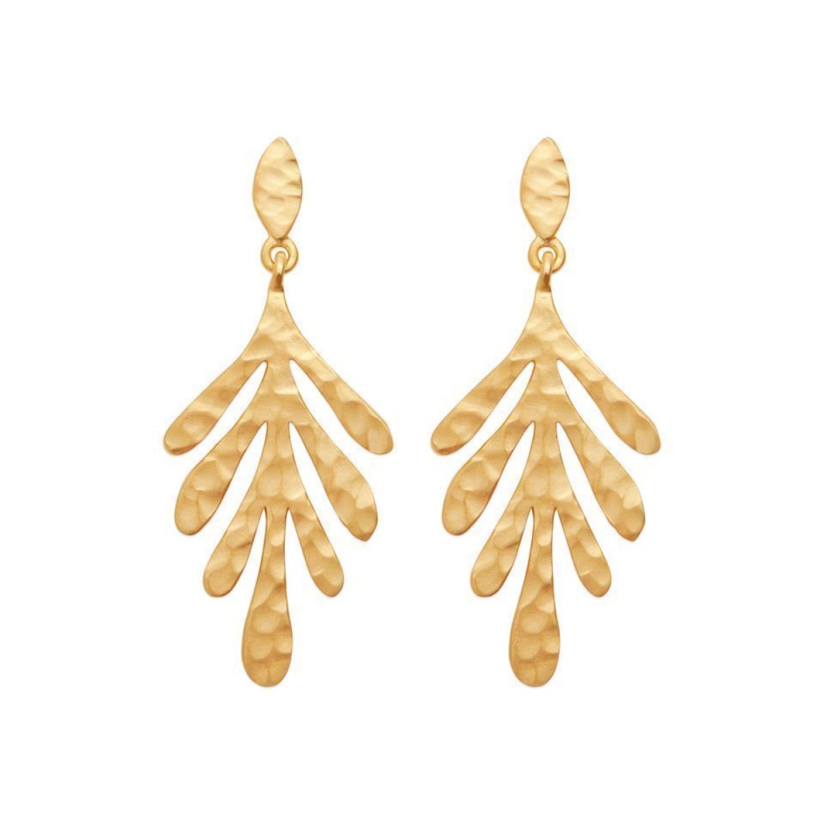 Boucles d'Oreilles  Plaqué Or