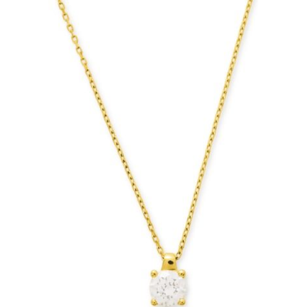 Collier  Or 375/1000 Oxyde de Zirconium