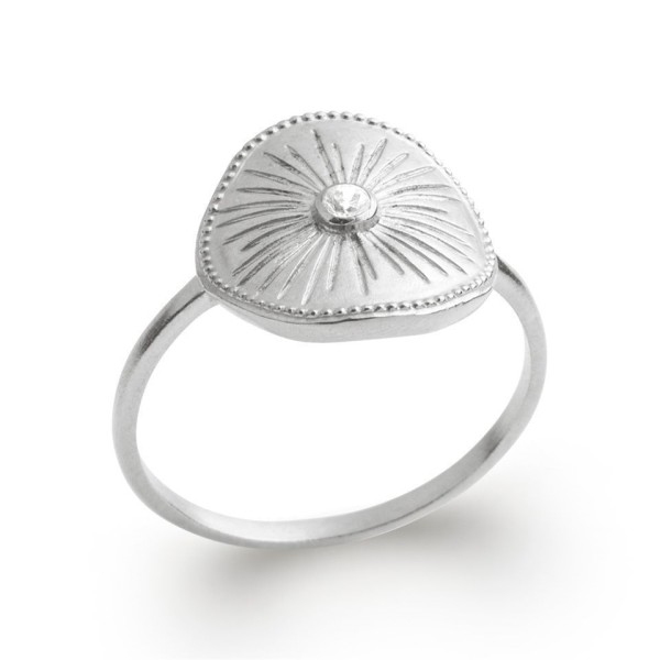 Bague  Argent 925/1000 Oxyde de Zirconium