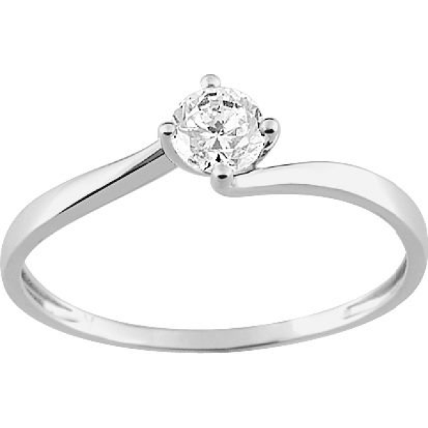 Bague  Or 375/1000 Oxyde de Zirconium