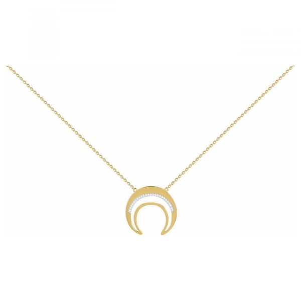 Collier  Plaqué Or Oxyde de Zirconium