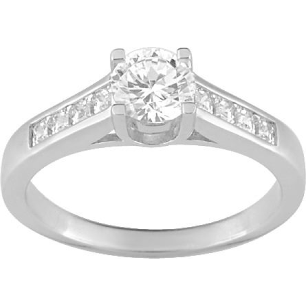Bague  Argent 925/1000 Oxyde de Zirconium