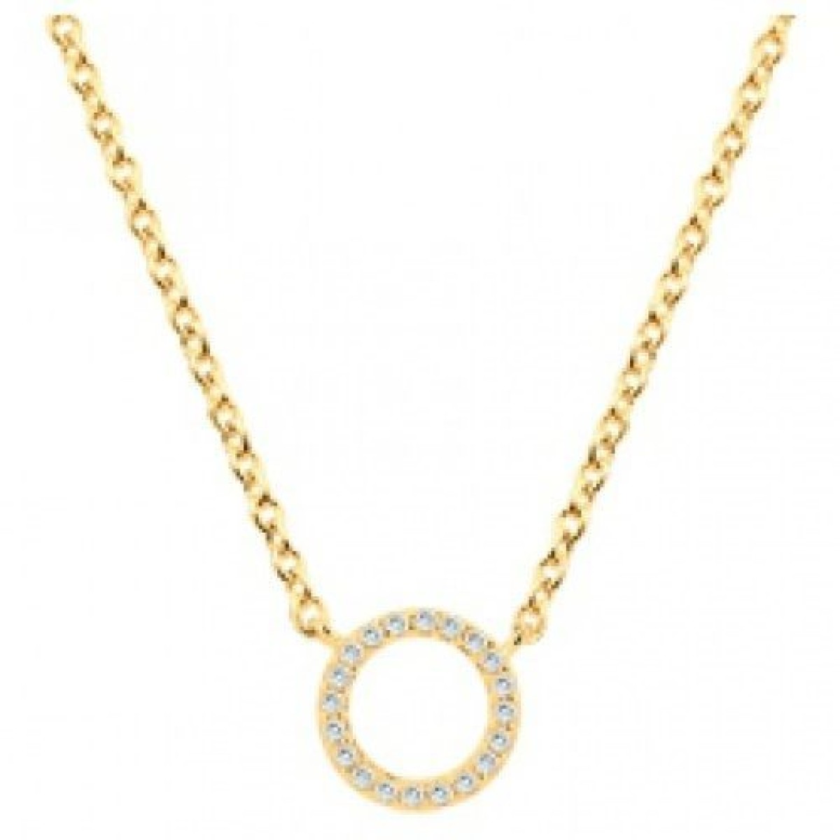 Collier  Plaqué Or Oxyde de Zirconium