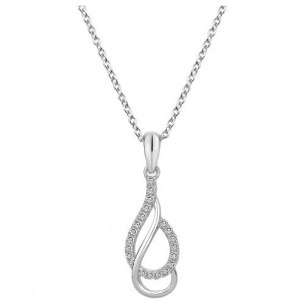 Collier  Argent 925/1000 Oxyde de Zirconium