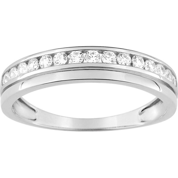 Bague  Or 375/1000 Oxyde de Zirconium