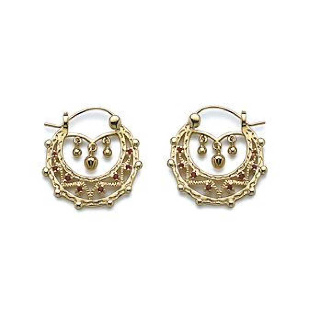 Boucles d'Oreilles  Plaqué Or