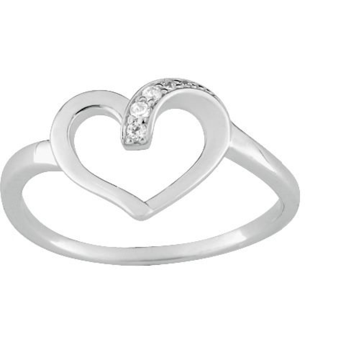 Bague  Argent 925/1000 Oxyde de Zirconium