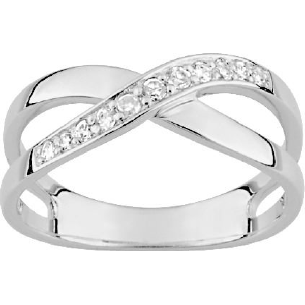 Bague  Argent 925/1000 Oxyde de Zirconium