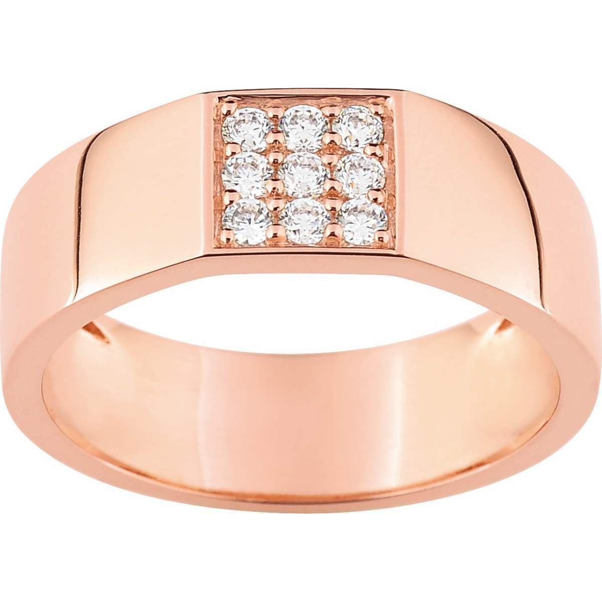 Bague  Plaqué Or Oxyde de Zirconium