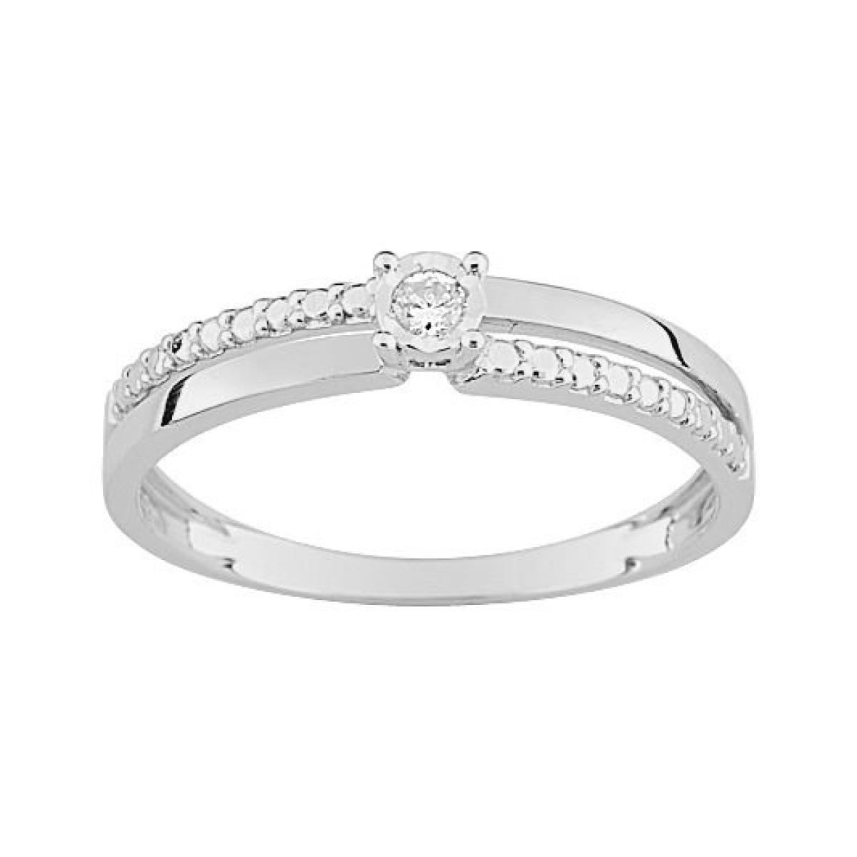 Bague  Or 375/1000 Diamant