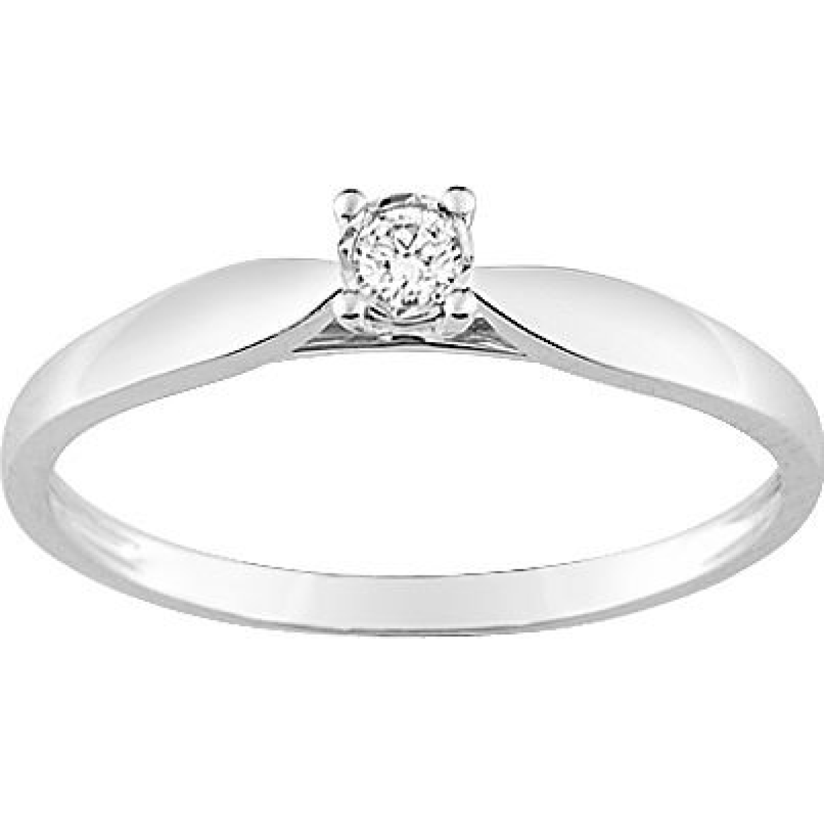 Bague  Or 375/1000 Diamant